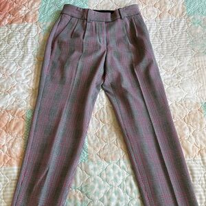 Express plaid ankle pants